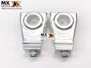 Alongador Guidão 28mm Torre Corona para KTM, Husaberg, Husqvarna, Honda, Kawasaki, Yamaha, Gas Gas - Prata, Laranja e Azul