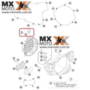 Tampa de Óleo Motor M24x3 Original KTM 2T e 4T 07 a 25 - Husaberg 12/14 - Husqvarna 2T e 4T 14 a 25 - GAS GAS 2T e 4T 21 a 25 - Preta com Oring - 79430020033 / 58030120000