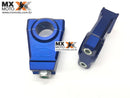 Alongador Guidão 28mm Torre Corona para KTM, Husaberg, Husqvarna, Honda, Kawasaki, Yamaha, Gas Gas - Prata, Laranja e Azul