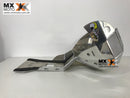 Protetor de Motor e Cano em Aluminio KTM 250/300 2T 2020 a 2023 / Husqvarna TEi / TPi 20 a 23 - GASGAS 2T EC/EX 250/300 2021 a 23 - Prata, Preto ou Laranja - Start Racing