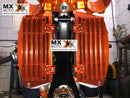 Protetor Radiador Corona Usinado em Aluminio para KTM e Husqvarna 2T e 4T 2017 a 2023, Gas Gas 2021 a 2023 ( Cores a escolher - Laranja, Azul, Prata, Preto, Vermelho )