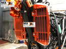 Protetor Radiador Corona Usinado em Aluminio para KTM e Husqvarna 2T e 4T 2017 a 2023, Gas Gas 2021 a 2023 ( Cores a escolher - Laranja, Azul, Prata, Preto, Vermelho )