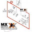 Pinça de Freio Traseiro Original KTM Brembo KTM 2007 a 2023 - Husqvarna 14 a 23 ( Brembo ) - Husaberg 11 a 14 - GAS GAS e HUSQVARNA - ( transformar Bracket para Brembo ) - 54813080101 / 79613080001