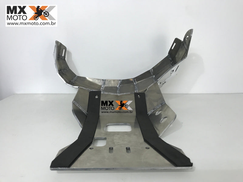 Protetor de Motor e Cano KTM / Husqvarna 250/300 2T 2017 até 2019 Prata, Preto ou Laranja - Start Racing