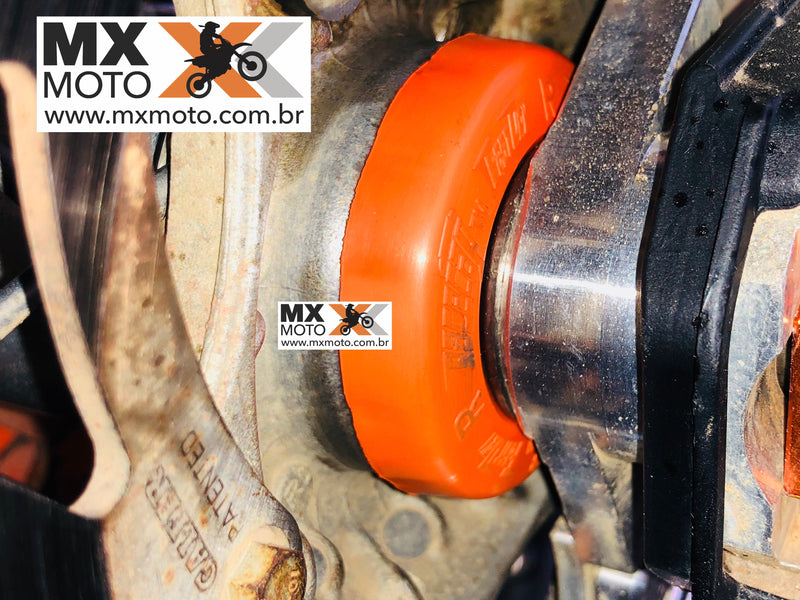 Conjunto de Tampas de Proteção do Rolamento da Roda Traseira Original Laranja KTM / HUSABERG /  HUSQVARNA - 79610915000EB