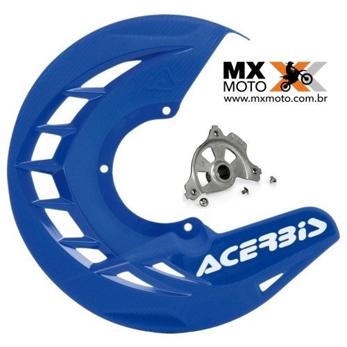 Protetor Disco de Freio Dianteiro Acerbis KTM Todas 2T e 4T 2016 a 2025 / Husqvarna Todas 2T e 4T 2016 a 2025 / GAS GAS 21 a 25 ( todas ) - (Com eixo 22mm)